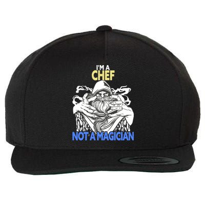 Im A Chef Funny Chef Gift Wool Snapback Cap