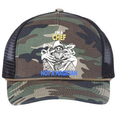 Im A Chef Funny Chef Gift Retro Rope Trucker Hat Cap