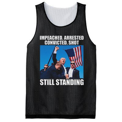 Impeached Arrested Convicted Still Standing Mesh Reversible Basketball Jersey Tank