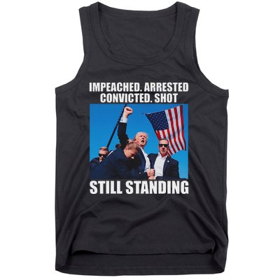 Impeached Arrested Convicted Still Standing Tank Top