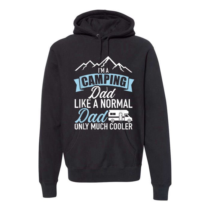 Im A Camping Dad Like A Normal Dad Only Much Cooler RV Premium Hoodie