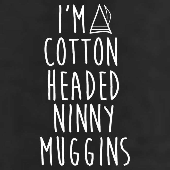 Im A Cotton Headed Ninny Muggins Adult Drive Performance Visor