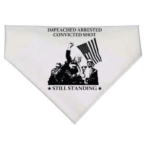 Impeached Arrested Convicted Shot Still Standing USA-Made Doggie Bandana