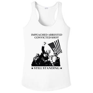 Impeached Arrested Convicted Shot Still Standing Ladies PosiCharge Competitor Racerback Tank