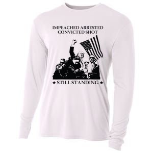 Impeached Arrested Convicted Shot Still Standing Cooling Performance Long Sleeve Crew