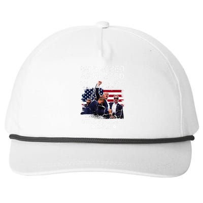 Impeached Arrested Convicted Shot Still Standing Snapback Five-Panel Rope Hat