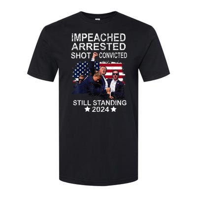 Impeached Arrested Convicted Shot Still Standing Softstyle CVC T-Shirt