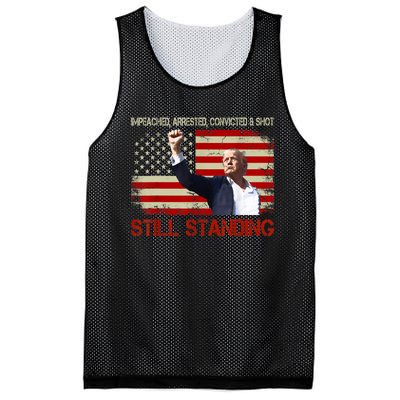 Impeached Arrested Convicted Shot Still Standing Mesh Reversible Basketball Jersey Tank