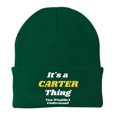 Its A Carter Thing You Wouldnt Understand Family Name Funny Gift Knit Cap Winter Beanie