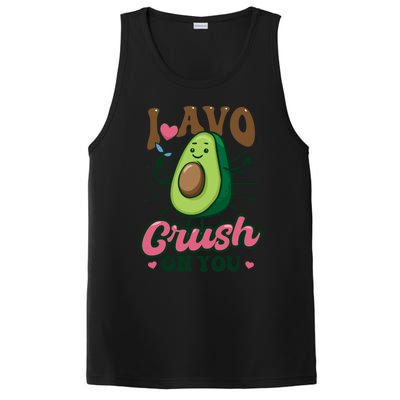 I Avo Crush On You Design Avocado Gift PosiCharge Competitor Tank