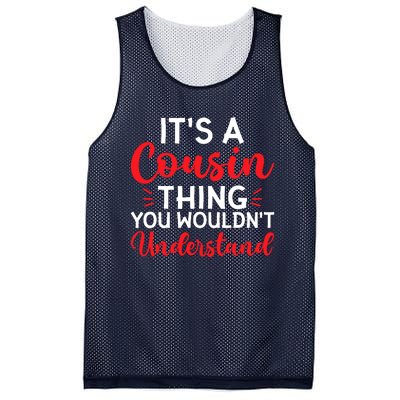 Its A Cousin Thing You Wouldnt Understand Cousin Mesh Reversible Basketball Jersey Tank