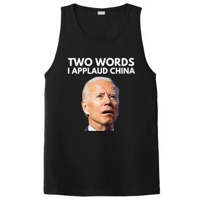 I Applaud China Funny Joe Biden Saying Canada China Flag PosiCharge Competitor Tank