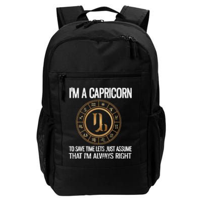 I'm A Capricorn Zodiac Sign Horoscope Astrology Capricorn Daily Commute Backpack