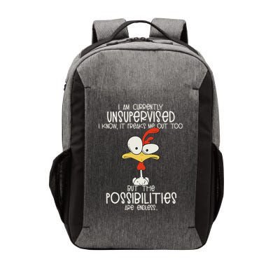 I Am Currently Unsupervised I Know, It Freaks Me Out Too Vector Backpack
