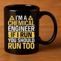 IM A Chemical Engineer If I Run You Should Run Too 11oz C Handle Ceramic Mug