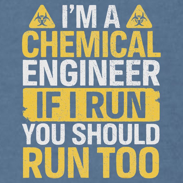IM A Chemical Engineer If I Run You Should Run Too Garment-Dyed Sweatshirt