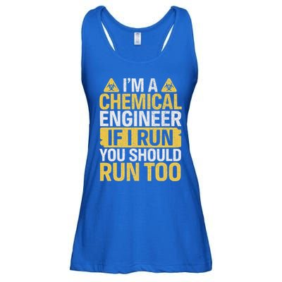 IM A Chemical Engineer If I Run You Should Run Too Ladies Essential Flowy Tank