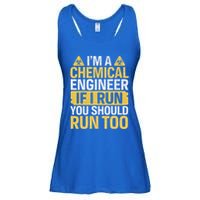 IM A Chemical Engineer If I Run You Should Run Too Ladies Essential Flowy Tank