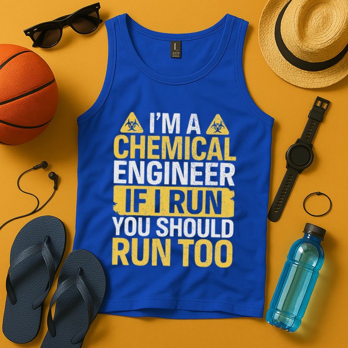 IM A Chemical Engineer If I Run You Should Run Too Tank Top