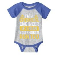 IM A Chemical Engineer If I Run You Should Run Too Infant Baby Jersey Bodysuit