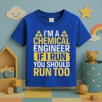 IM A Chemical Engineer If I Run You Should Run Too Toddler T-Shirt