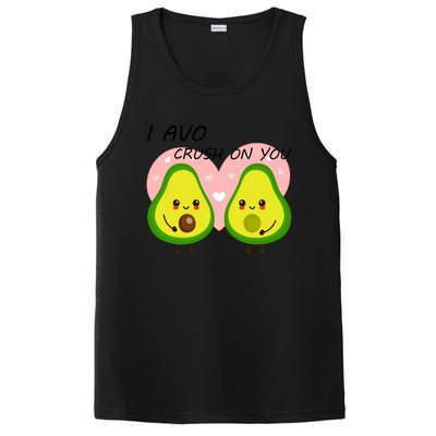 I Avo Crush On You Valentine And Love Adorable Avocado Funny Gift PosiCharge Competitor Tank