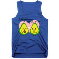 I Avo Crush On You Valentine And Love Adorable Avocado Funny Gift Tank Top