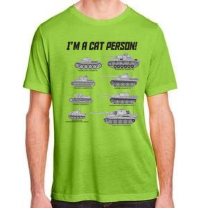 I'm A Cat Person WWII German Tanks Adult ChromaSoft Performance T-Shirt