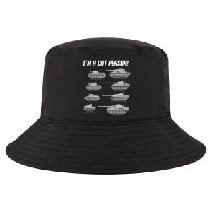 I'm A Cat Person WWII German Tanks Cool Comfort Performance Bucket Hat