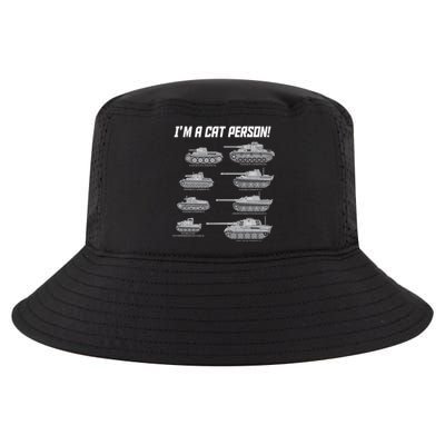 I'm A Cat Person WWII German Tanks Cool Comfort Performance Bucket Hat