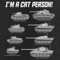 I'm A Cat Person WWII German Tanks Adult Drive Performance Visor