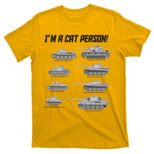 I'm A Cat Person WWII German Tanks T-Shirt