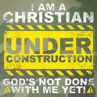 Im A Christian Under Construction Gods Not Done With Me Legacy Tie Dye Trucker Hat
