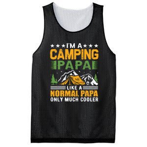 I´m A Camping Papa Like A Normal Papa Only Much Cooler Mesh Reversible Basketball Jersey Tank