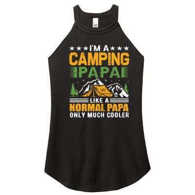 I´m A Camping Papa Like A Normal Papa Only Much Cooler Women’s Perfect Tri Rocker Tank