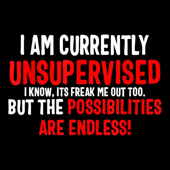 I Am Currently Unsupervised Valentines Day Funny Magnet