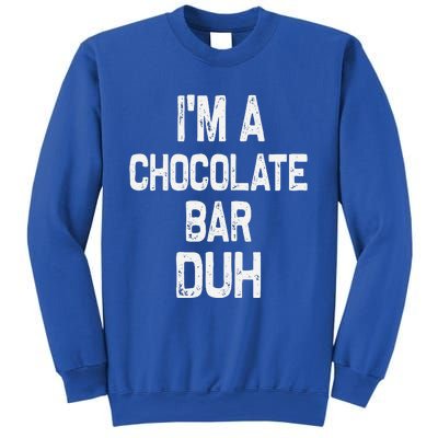 Im A Chocolate Bar Duh Halloween Costume Sweatshirt