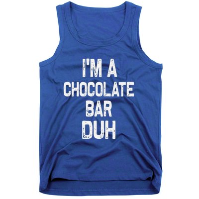 Im A Chocolate Bar Duh Halloween Costume Tank Top