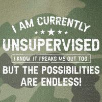 I Am Currently Unsupervised But Possibilities Are Endless Legacy Tie Dye Trucker Hat