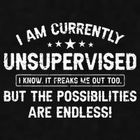 I Am Currently Unsupervised But Possibilities Are Endless Ladies PosiCharge Tri-Blend Wicking Tank