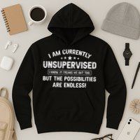 I Am Currently Unsupervised But Possibilities Are Endless Hoodie