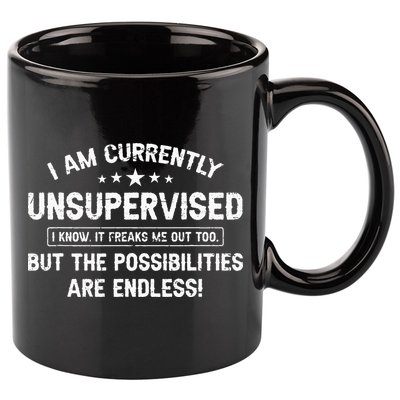 I Am Currently Unsupervised But Possibilities Are Endless 11oz C Handle Ceramic Mug