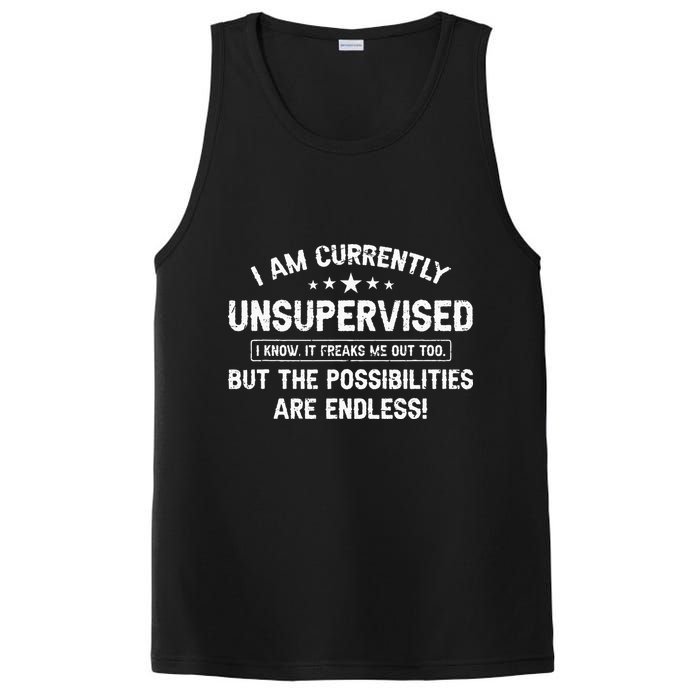 I Am Currently Unsupervised But Possibilities Are Endless PosiCharge Competitor Tank