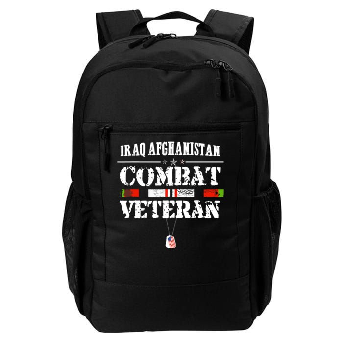 Iraq Afghanistan Combat Veteran Vintage Daily Commute Backpack