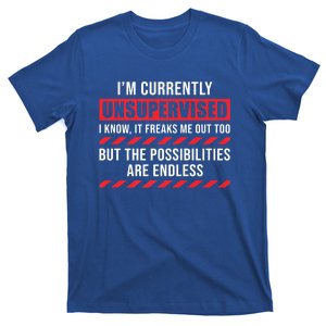 I Am Currently Unsupervised Gift T-Shirt