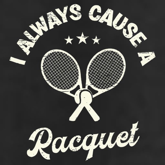 I Always Cause A Racquet For A Tennis Player Golf Towel