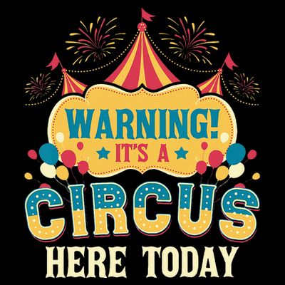 Its A Circus Here Today Circus Birthday Party Costume T-Shirt