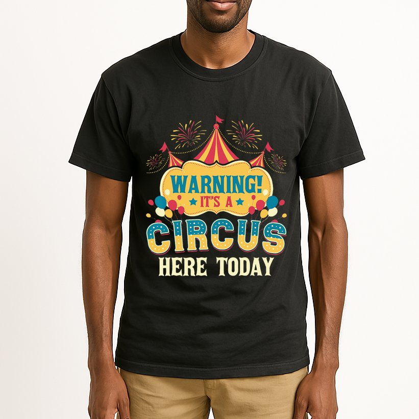 Its A Circus Here Today Circus Birthday Party Costume Tall T-Shirt