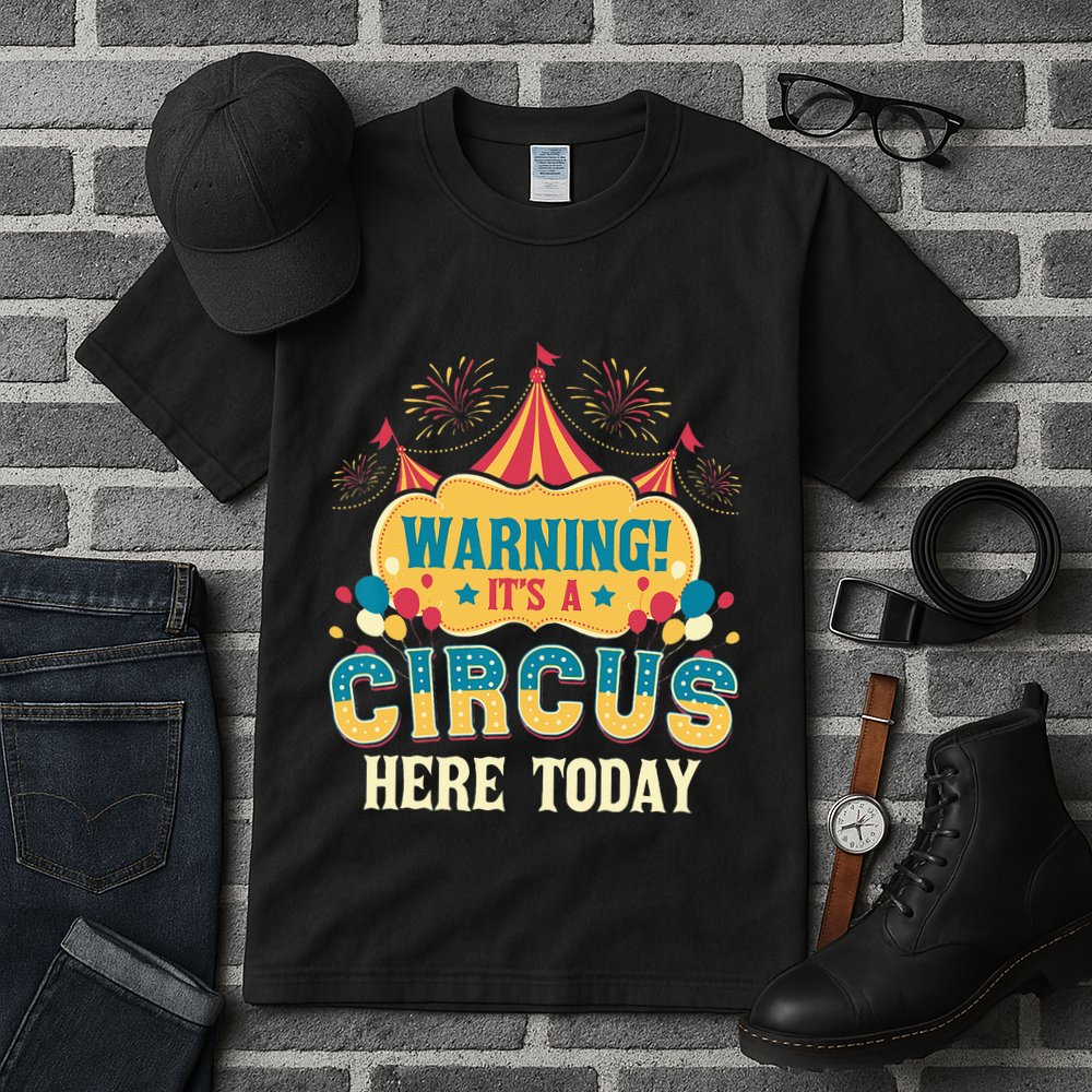 Its A Circus Here Today Circus Birthday Party Costume Tall T-Shirt