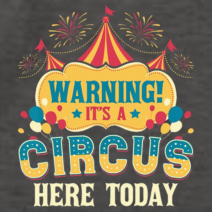 Its A Circus Here Today Circus Birthday Party Costume Vector Backpack